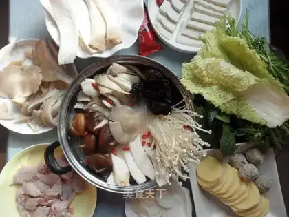 Pumping mushroom fire pot