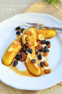Caramel rum banana