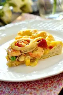 Sea, land and sea, double pizza