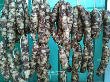 Homemade sausages