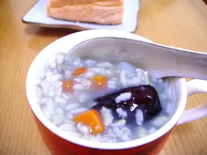 Thai rice congee