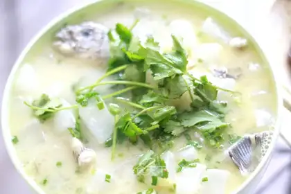 radish fish soup
