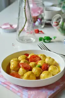 Curry chicken meatballs