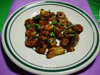 Fried Arctic shrimp