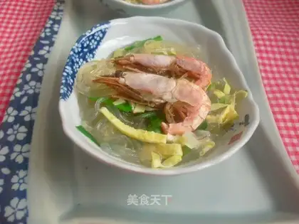 Arctic shrimp powder soup