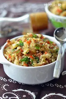 Black pepper beef fried rice