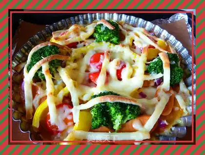 Potato mashed for pizza