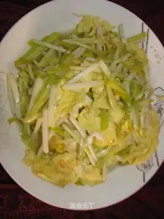 Garlic fried eggs