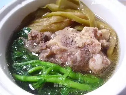 Heated pulmonary cough soup