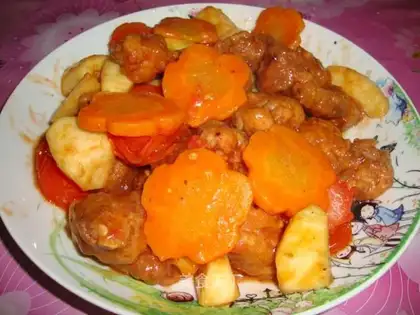 Sweet apple acid ribs