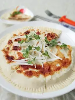 Lamb pancakes