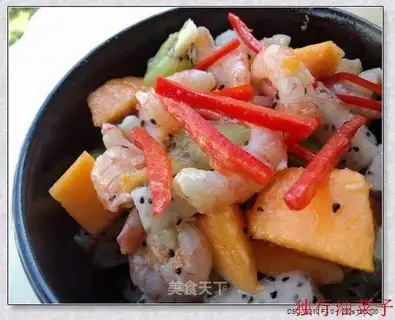 Jelly shrimp salad