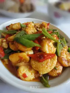 Twin pepper tofu