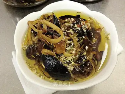 Vanilla oil, mushrooms