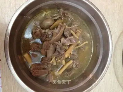 Clean up the pigeon soup