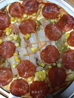 Black pepper pizza