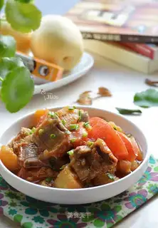 Tomato potato chops