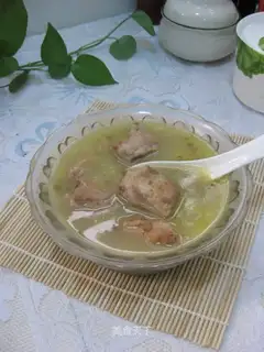 Bone green bean soup