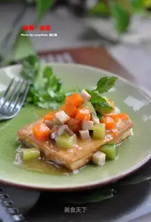 It's colorful tofu