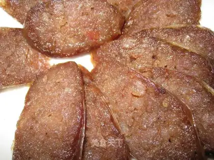 Homemade sausages