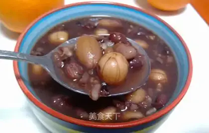 Porridge for eight red beans