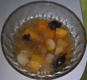 A papaya with a silver ear