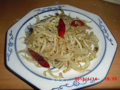 The bean sprouts