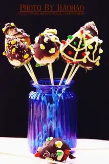 Strawberry lollipop