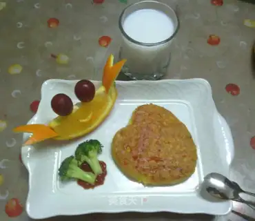 Sweet egg rice cake
