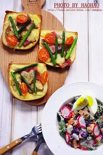 Toast pizza