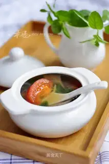 Tomato liver soup
