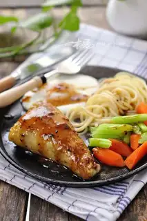 Roasted chicken legs