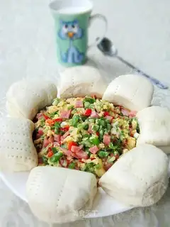 Egg ham buns