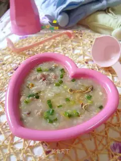Salted peanut bone porridge