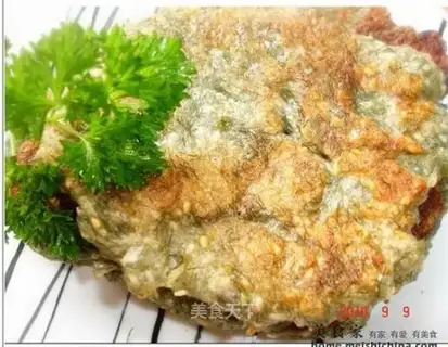 Sweet fennel sesame pancakes