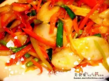 stir-fried Korean rice cake