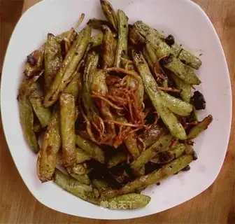 Dry stir-fried beans