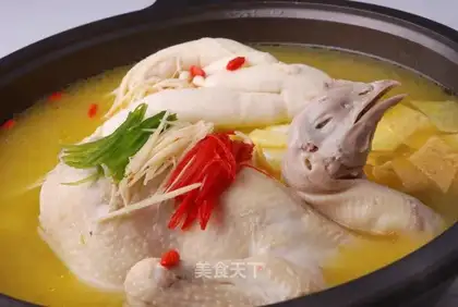 Three chicken soup