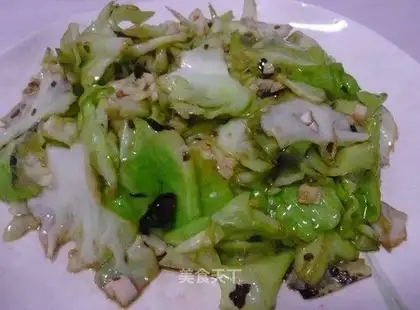 shredded cabbage