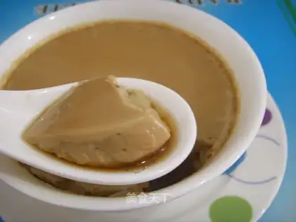 Donkey-hide gelatin egg soup