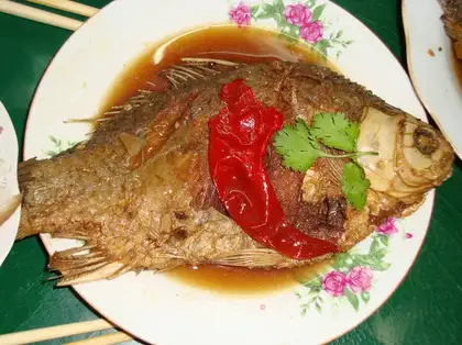 Crispy crucian carp