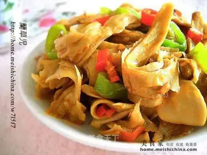 Dry pot hand-shredded gluten