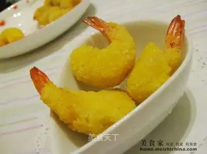 Shrimp balls with cheese