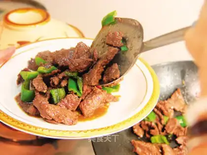 stir-fry stewed beef