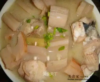 Braised Lotus Root with Cai Fish