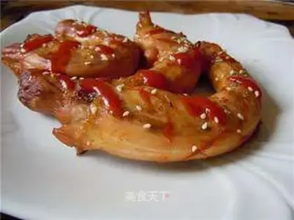 Suck your finger on the chicken neck