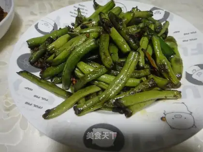 Dry stir-fried beans