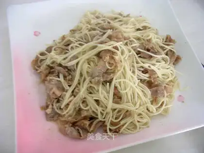 Mutton fried noodles