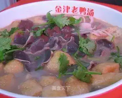 old duck vermicelli soup