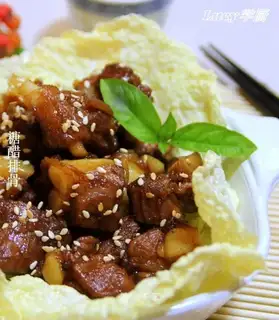 Lazy version of sweet and sour pork ribs